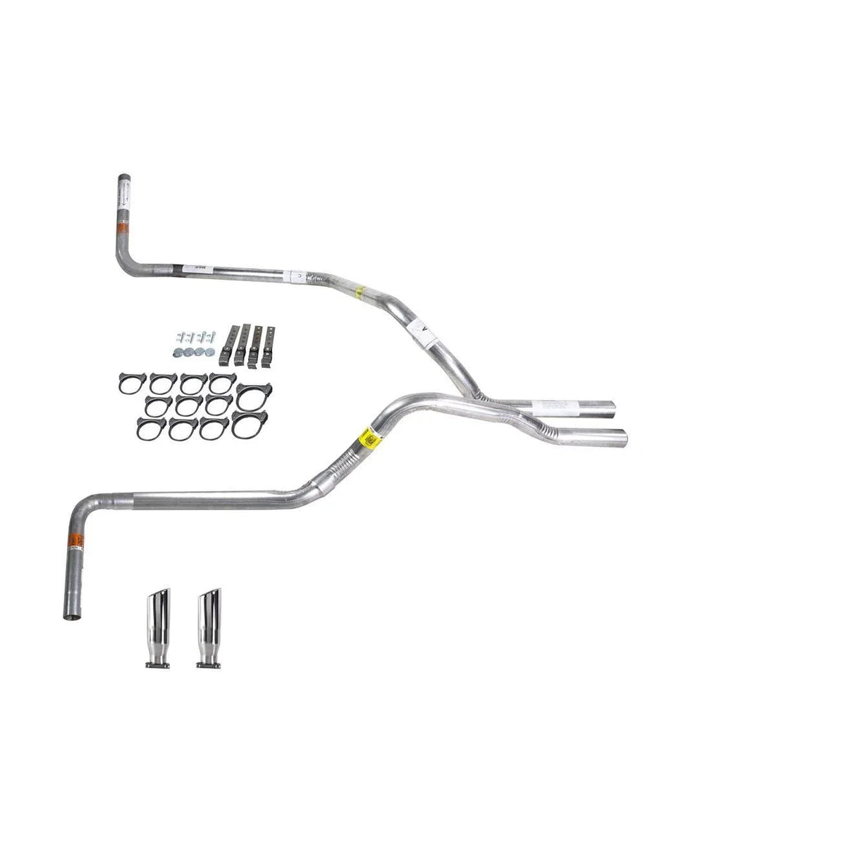 Dual Exhaust Pipe 2.5" No Muffler for Silverado 1500 (2007–2013)