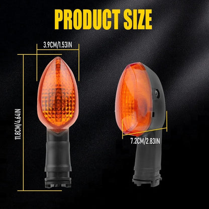 2X Turn Signal Light Indicator Amber for Yamaha YZF R15 (2015–2024) R125 (2008–2024) EPY