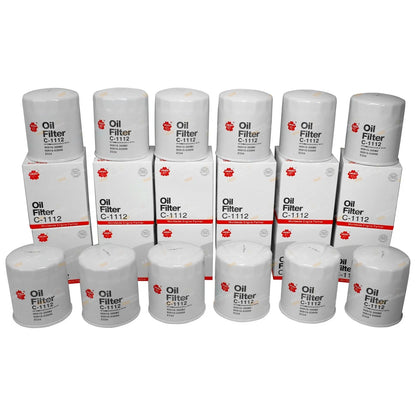 12 x Oil Filters for Cruiser 1HZ 1HDT 4.2L 70 80 100 Series
