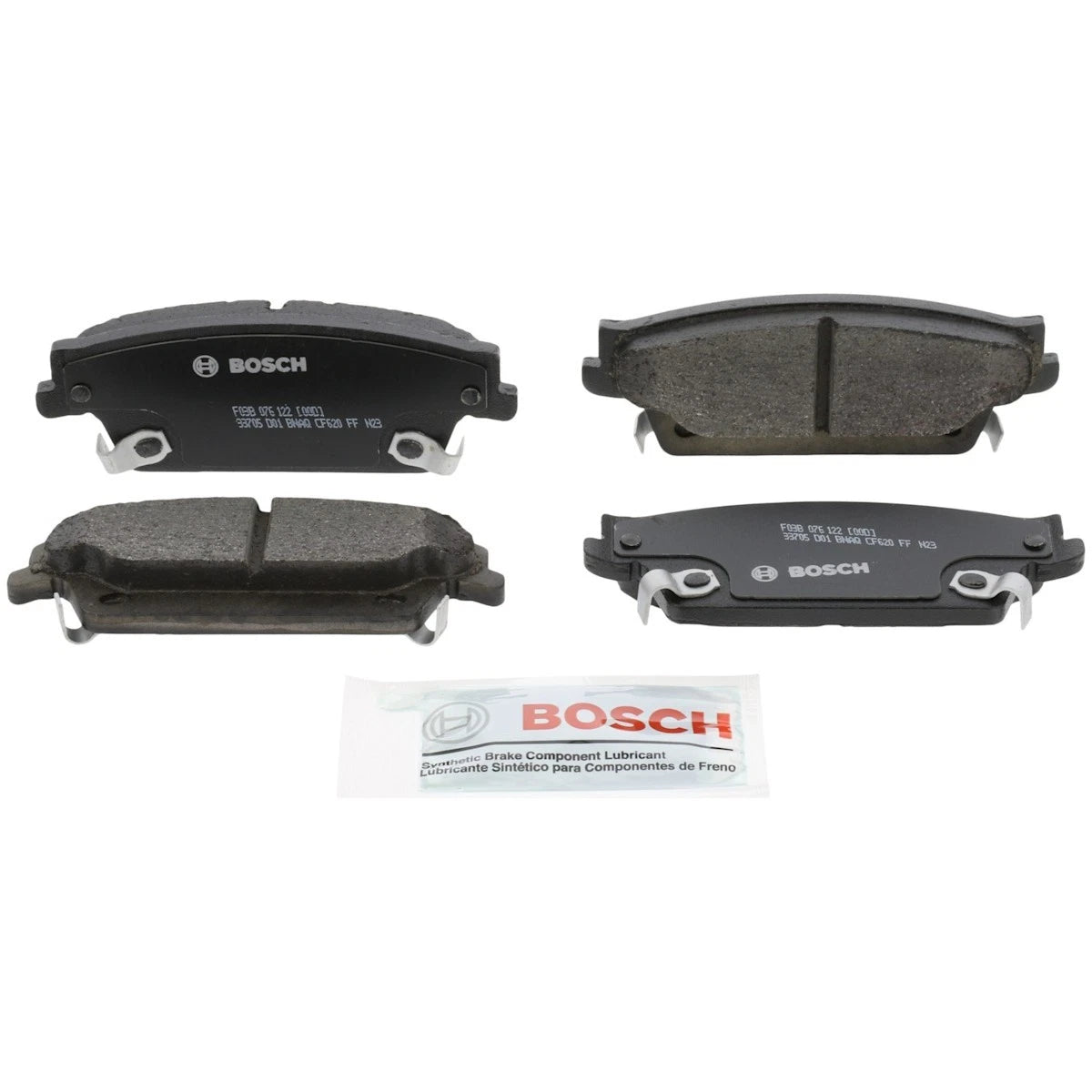 2X BC1020 Brake Pad Set Rear for Cadillac STS SRX CTS (2004–2011)