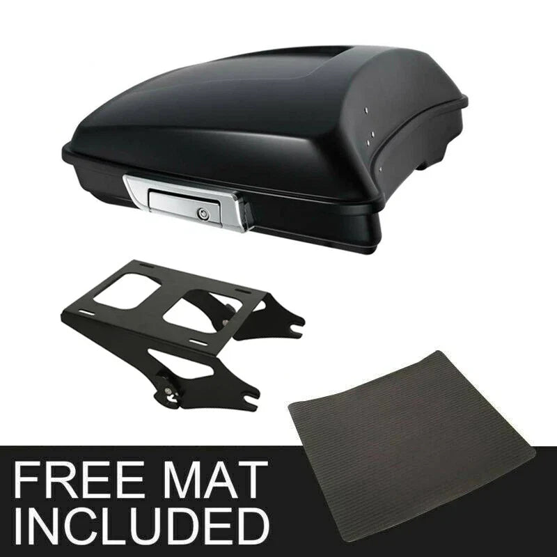 Matte Black Razor Trunk Mounting Rack for Harley Touring Road Glide (2014–2026)