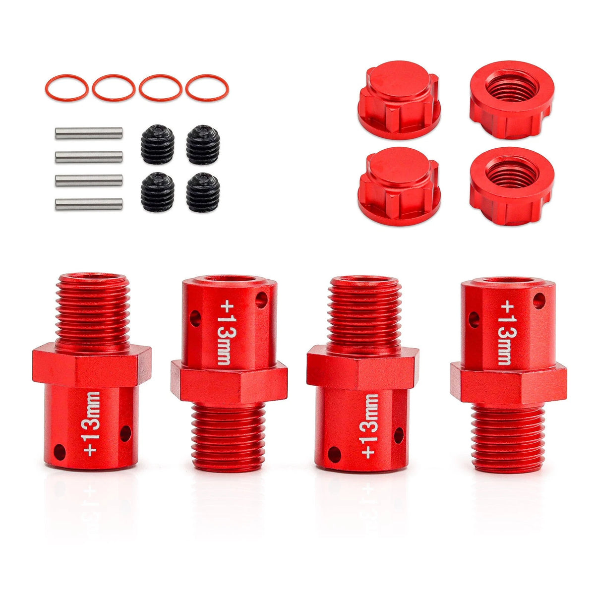 13mm Hex Adapters for ARRMA 1/8 6S Kraton Outcast Fireteam Typhon RC Car