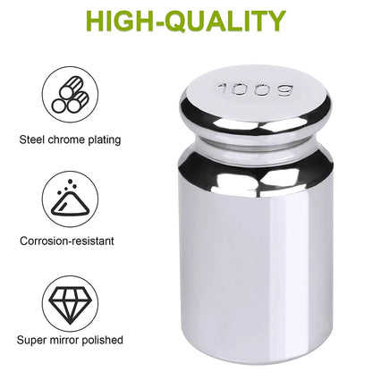 7 PCS Calibration Weights Set for Scale (1g, 2g, 5g, 10g, 20g, 50g)