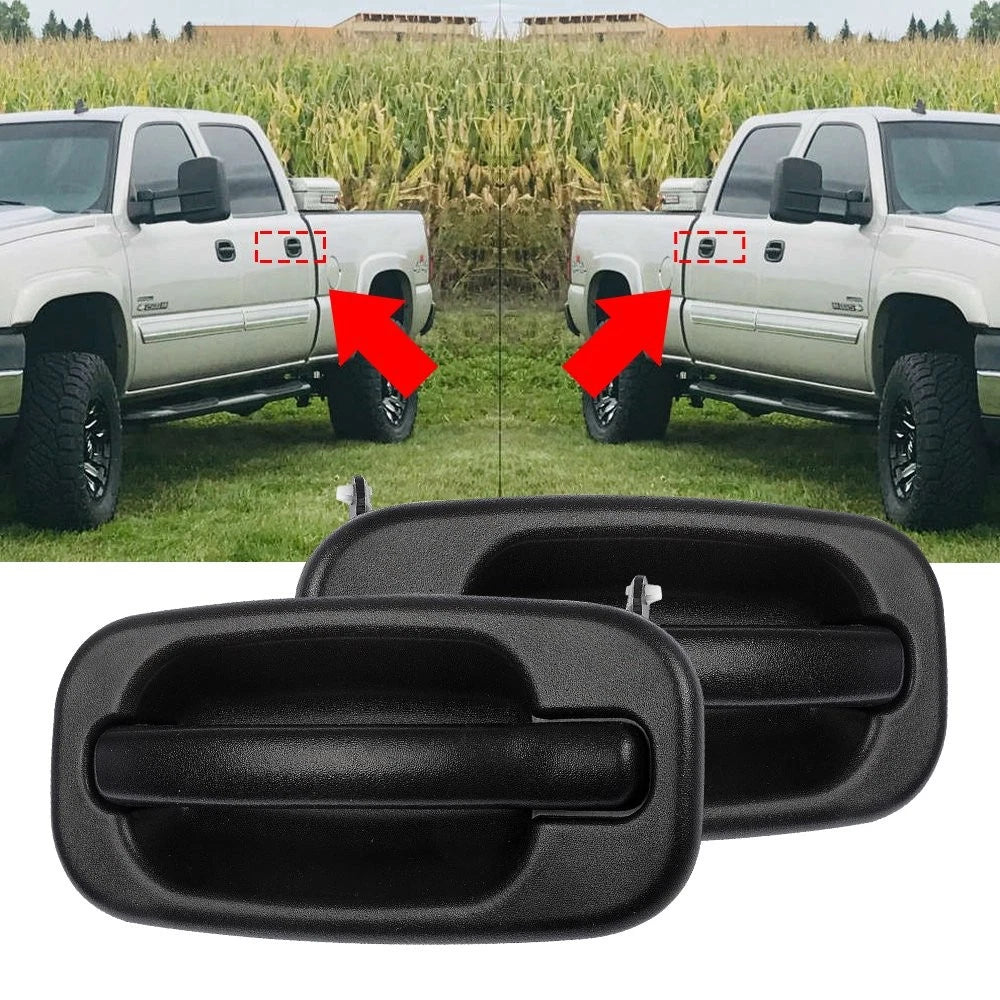 2X Rear Outside Door Handle for Chevy Avalanche 1500 2500 (2002–2006)