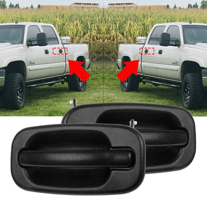 2X Rear Outside Door Handle for Chevy Avalanche 1500 2500 (2002–2006)