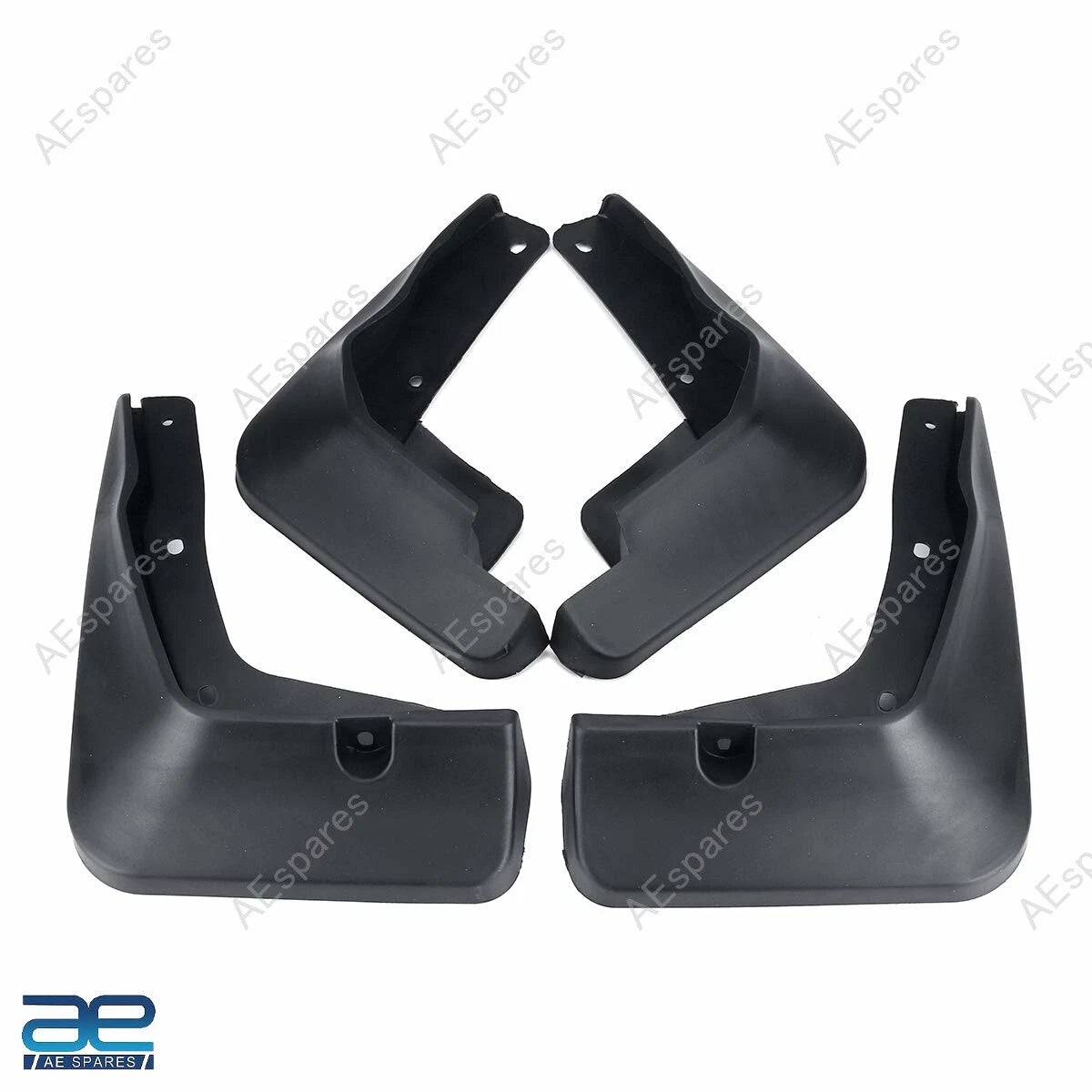 Mud Flap Set of 4 for Toyota Glanza Black