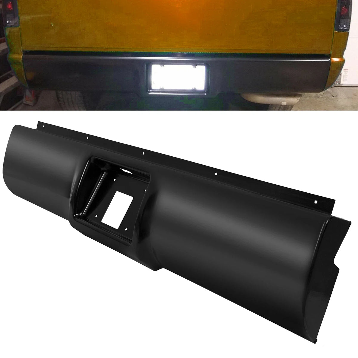 Rear Bumper Roll Pan for Chevy Silverado GMC C/K1500 (1988–1998)