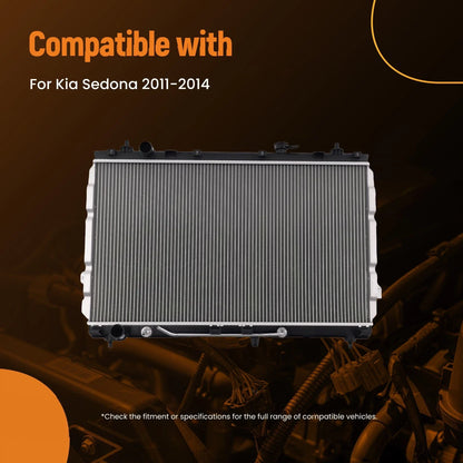 Coolant Radiator Assembly for Kia Sedona (2011–2014) 13393 Direct Fit