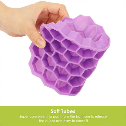 Silicone Ice Cube Tray for Whiskey Cocktails - Big Square Molds