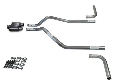 Dual Exhaust Kit for GMC Jimmy (1992–1994) 2.5" 1 Chamber Muffler Side Exit