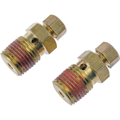 Set of 2 Coolant Bleed Screws for Chevy Olds Le Sabre SaVana (2003–2019) 902-112, 10070107