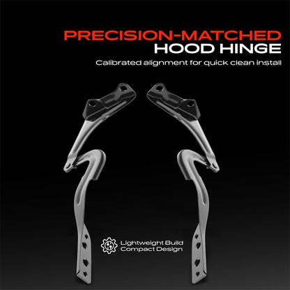 2X Hood Hinge for Honda CR-V (2017–2022) - 60170TLAA00ZZ, HO1236154C, HO1236154D