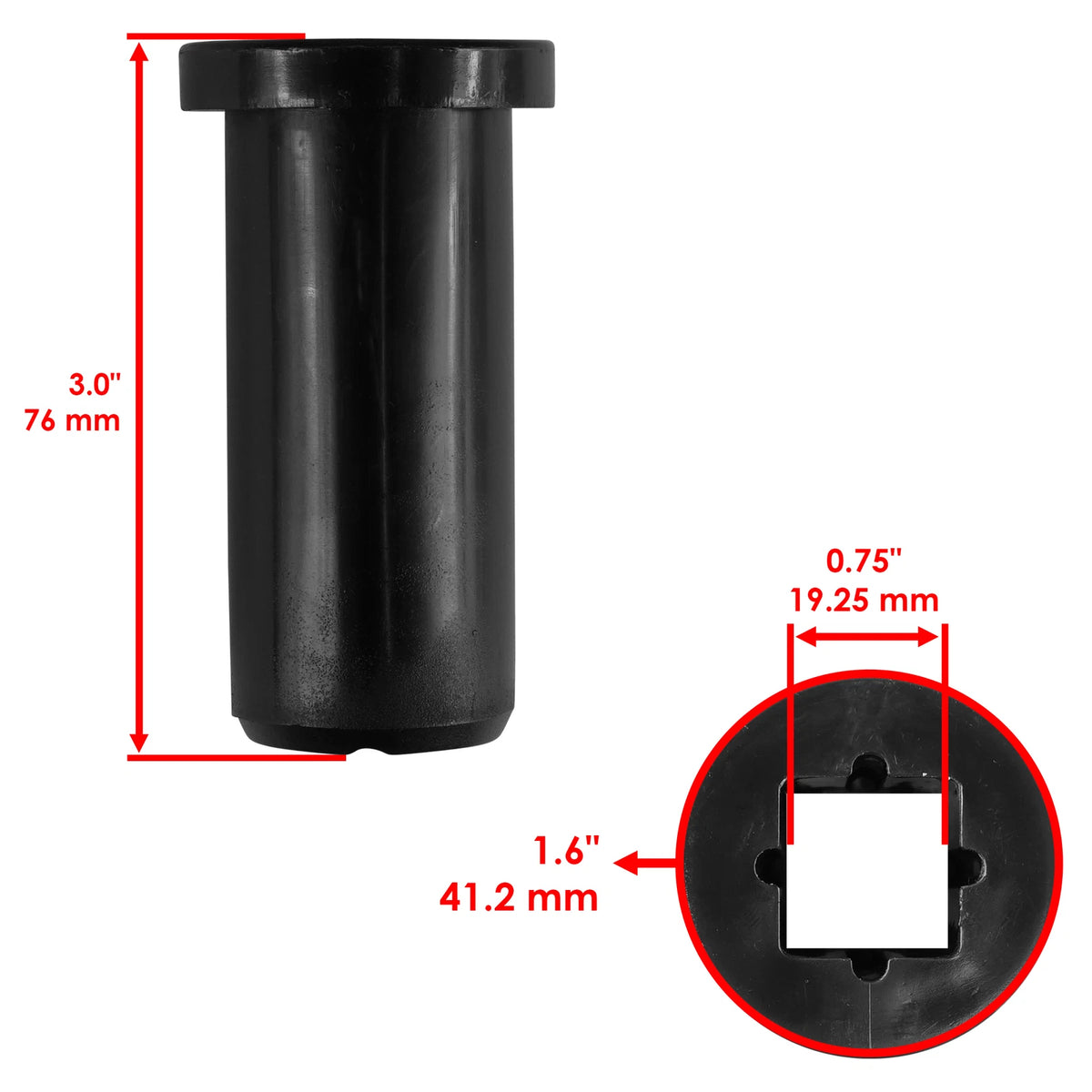 Rear Suspension Stabilizer Bushings for Polaris Sportsman 500 (2011–2014) YI8016ZA104RO