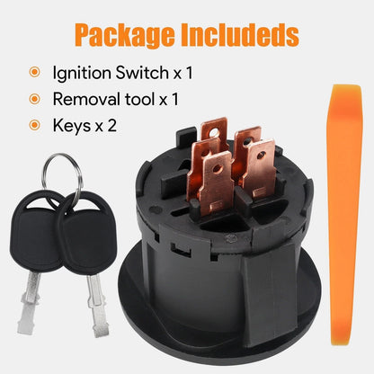 Starter Ignition Switch with 2 Keys for John Deere Small