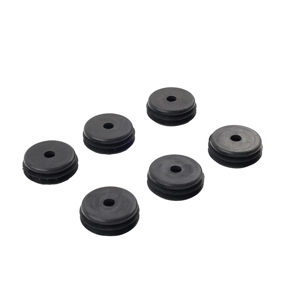 6X Black Side Nerf Bar End Cap Plug 5450653 for Polaris General 1000 (2016–2025)