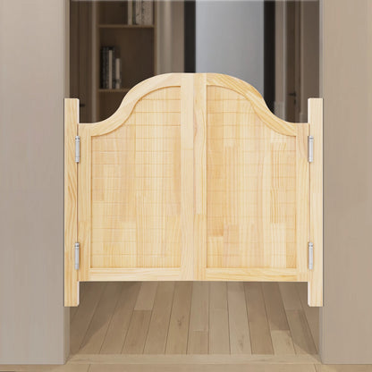 Double Half Cafe Doors for Wall Mount (Wood, Metal Hinge)