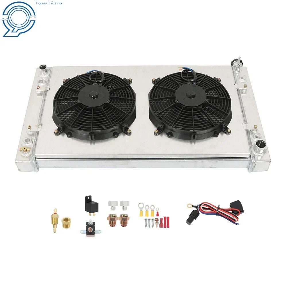 3 Row Cross Flow Radiator for Chevrolet C1500 K1500 (1988–1999)