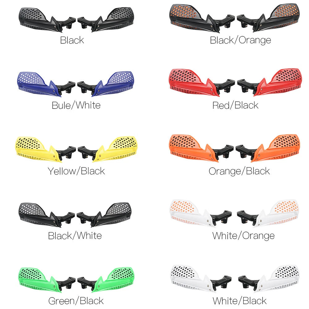 Motorcycle ABS Racing Hand Guards for Universal 7/8" Handlebars (MX Dirt Bike)