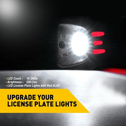 Set of 2 AUXITO LED License Plate Lights for Toyota Tacoma (1995–2004)
