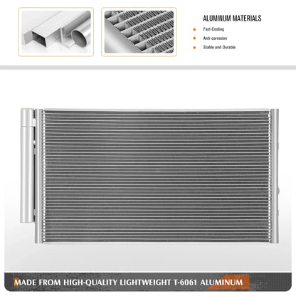 A/C Condenser for Scion FR-S/Subaru BRZ/Toyota 86 (2013–2021) OE Style Aluminum