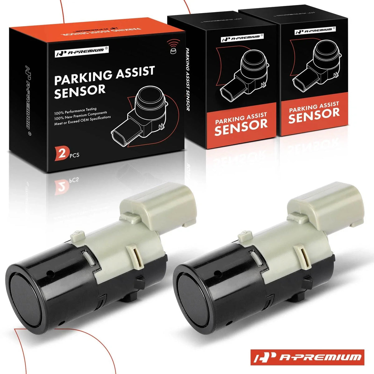2X Parking Reverse Assist Sensors for BMW 525i 530i 545i X5 (2004–2007)
