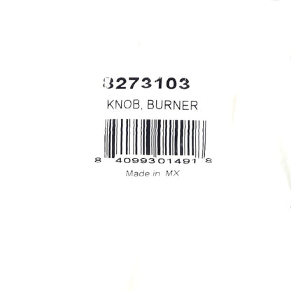 ERP 8273103 Burner Knob for Whirlpool Gas Range Stove