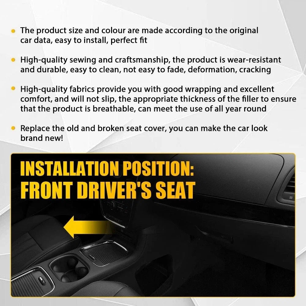 Lower Seat Cover Black for Chrysler Town & Country (2011–2016)