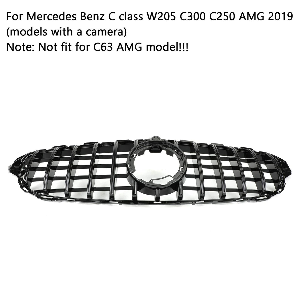 GTR Style Grille for Mercedes-Benz W205 C205 A205 (2019–2021) Grille-365-A-Kit
