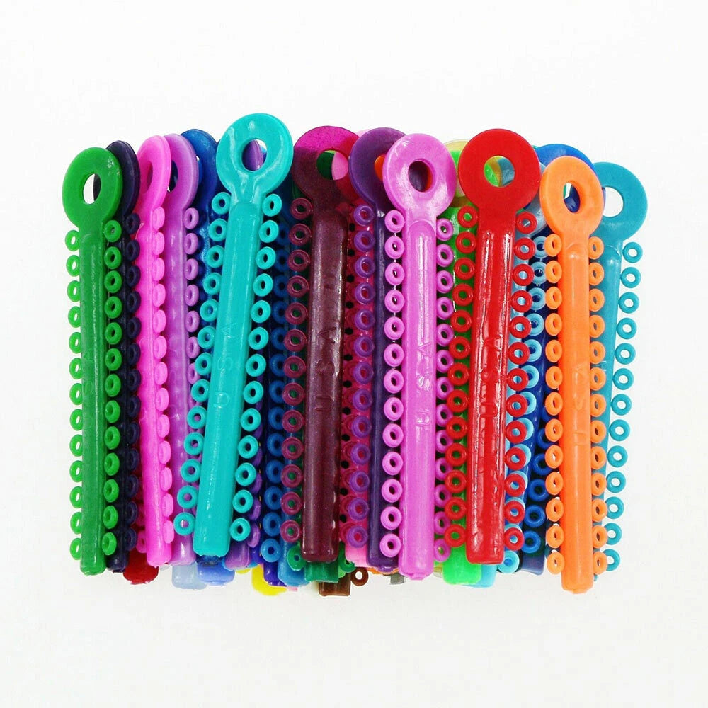 2X Elastic Rubber Bands for Dental Braces (Orthodontic Ties)