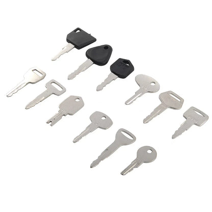 12PCS Forklift Keys Set for JCB, Volvo, Yale, Caterpillar