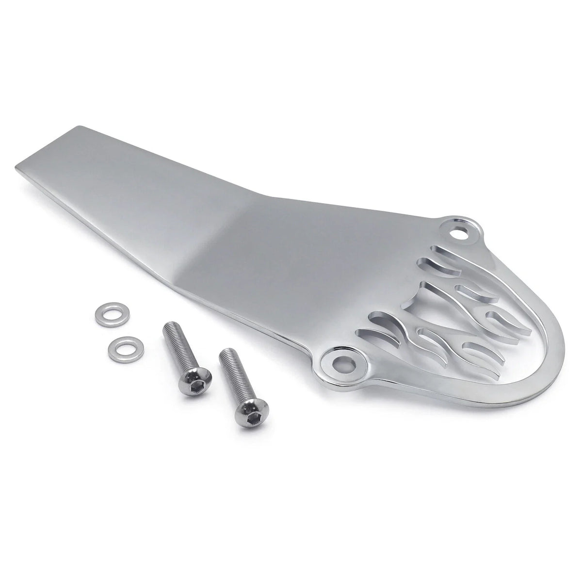Chrome Flame Drive Shaft Cover for Yamaha V-Star 650 (1998–2015)