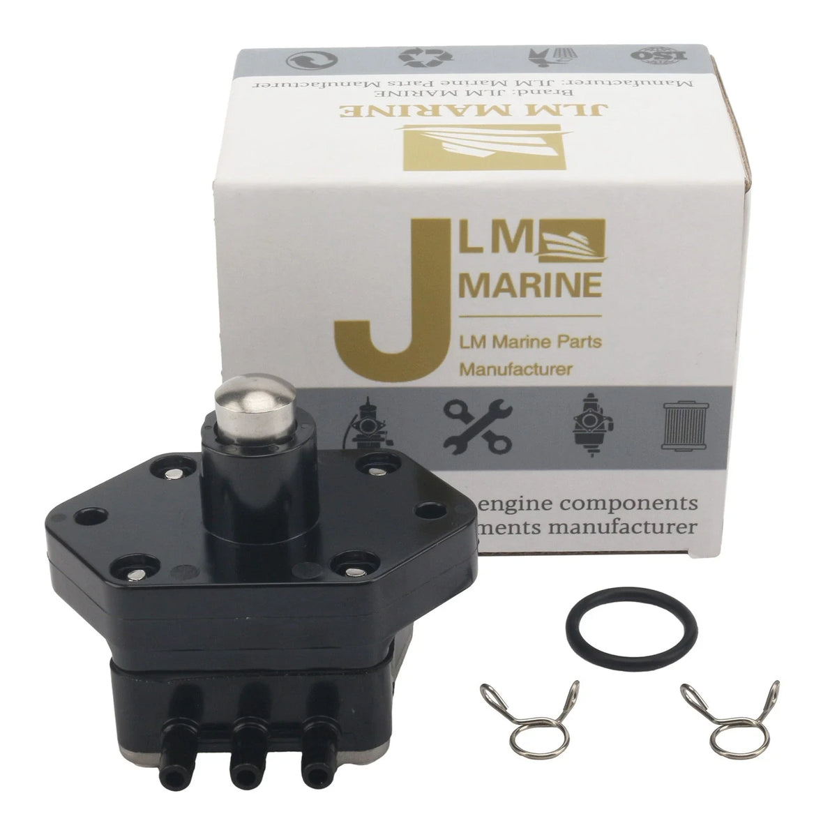 826398A1 Fuel Pump with O-ring Kit for Mercury Marine 25-60 HP (1990–2023)