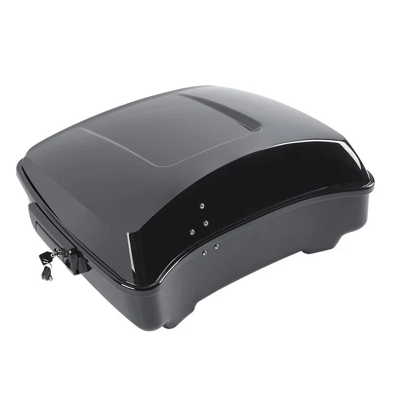 Black Chopped Trunk Mount Rack for Harley Touring Road Glide King (2014–2023)