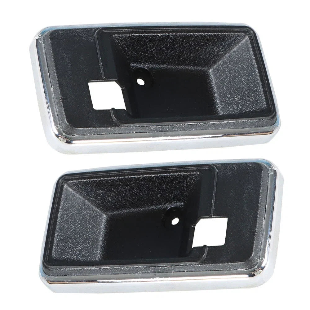Set of 2 Black Door Handle Bezel Cups for Firebird Trans Am Camaro (1977–1981)