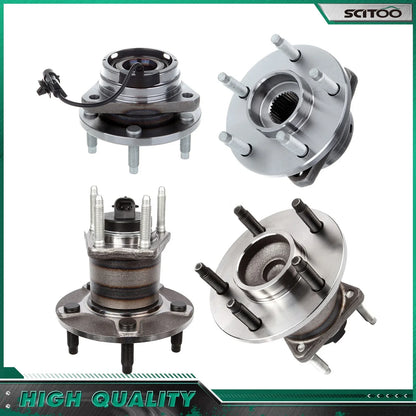 Set of 4 Wheel Bearings for Chevrolet Malibu (2004–2012)