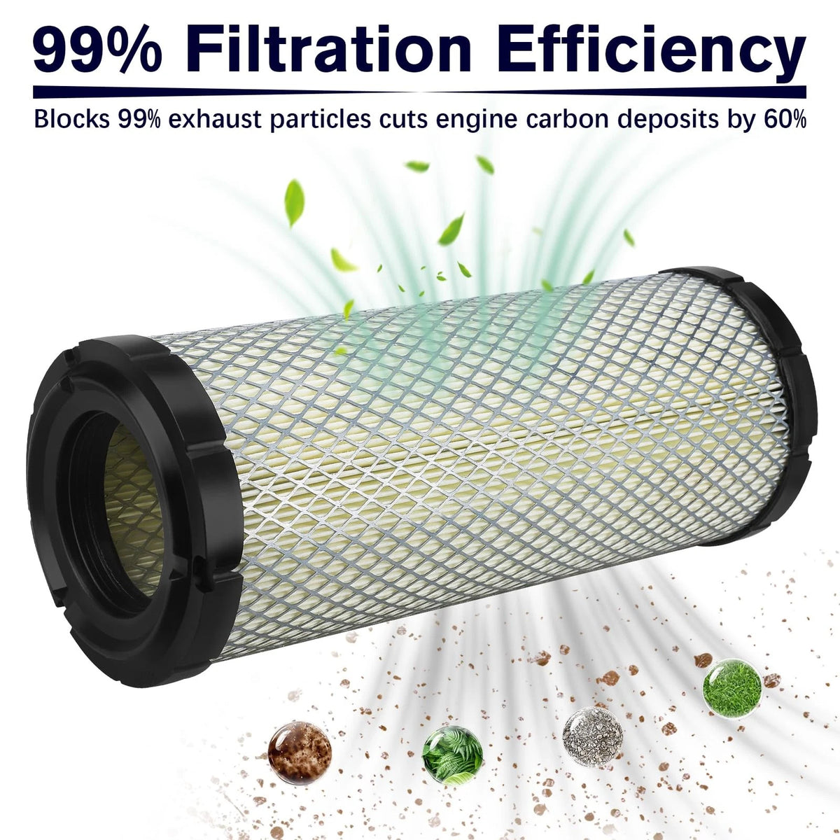 Inner & Outer Air Filter for Kawasaki FX850V