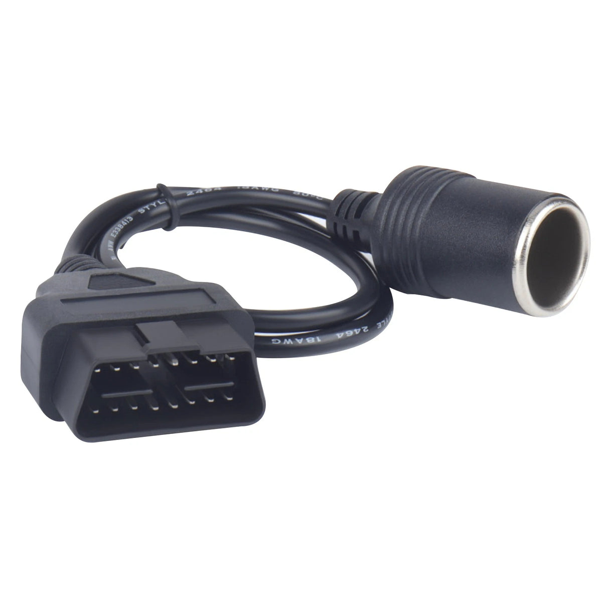 1Pc OBD2 Car Cigarette Lighter Socket Power Adapter for
