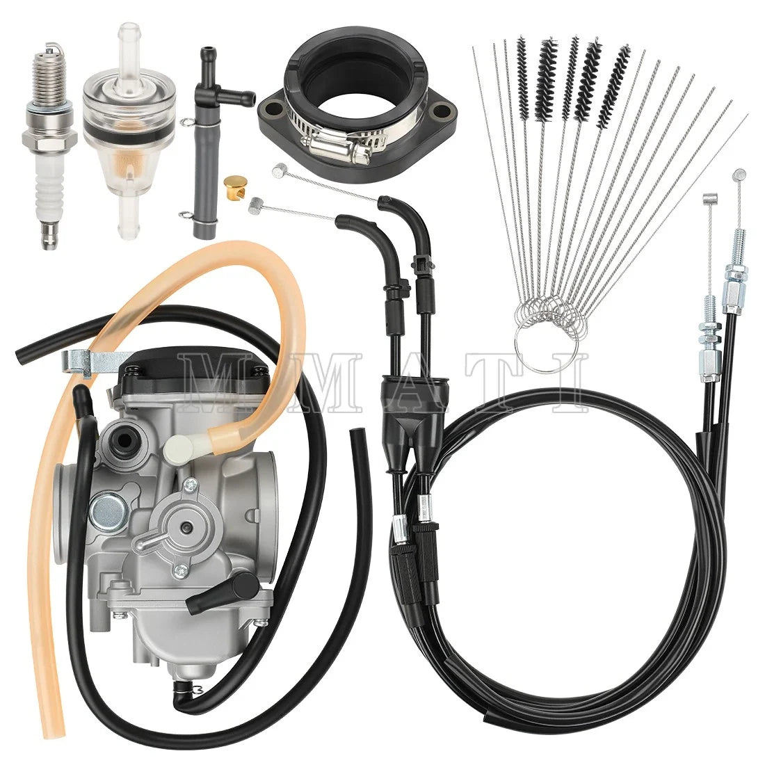 Carburetor for Kawasaki KLR650 (2008–2018) w/ Throttle Cable, Intake Manifold