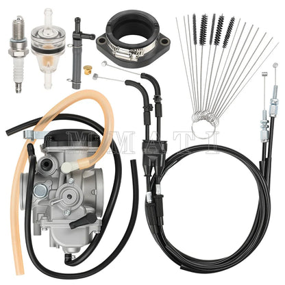 Carburetor for Kawasaki KLR650 (2008–2018) w/ Throttle Cable, Intake Manifold