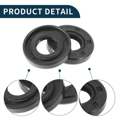 Set of 5 Oil Seal Rotary Shaft Seal NBR Rubber 12x25x5mm