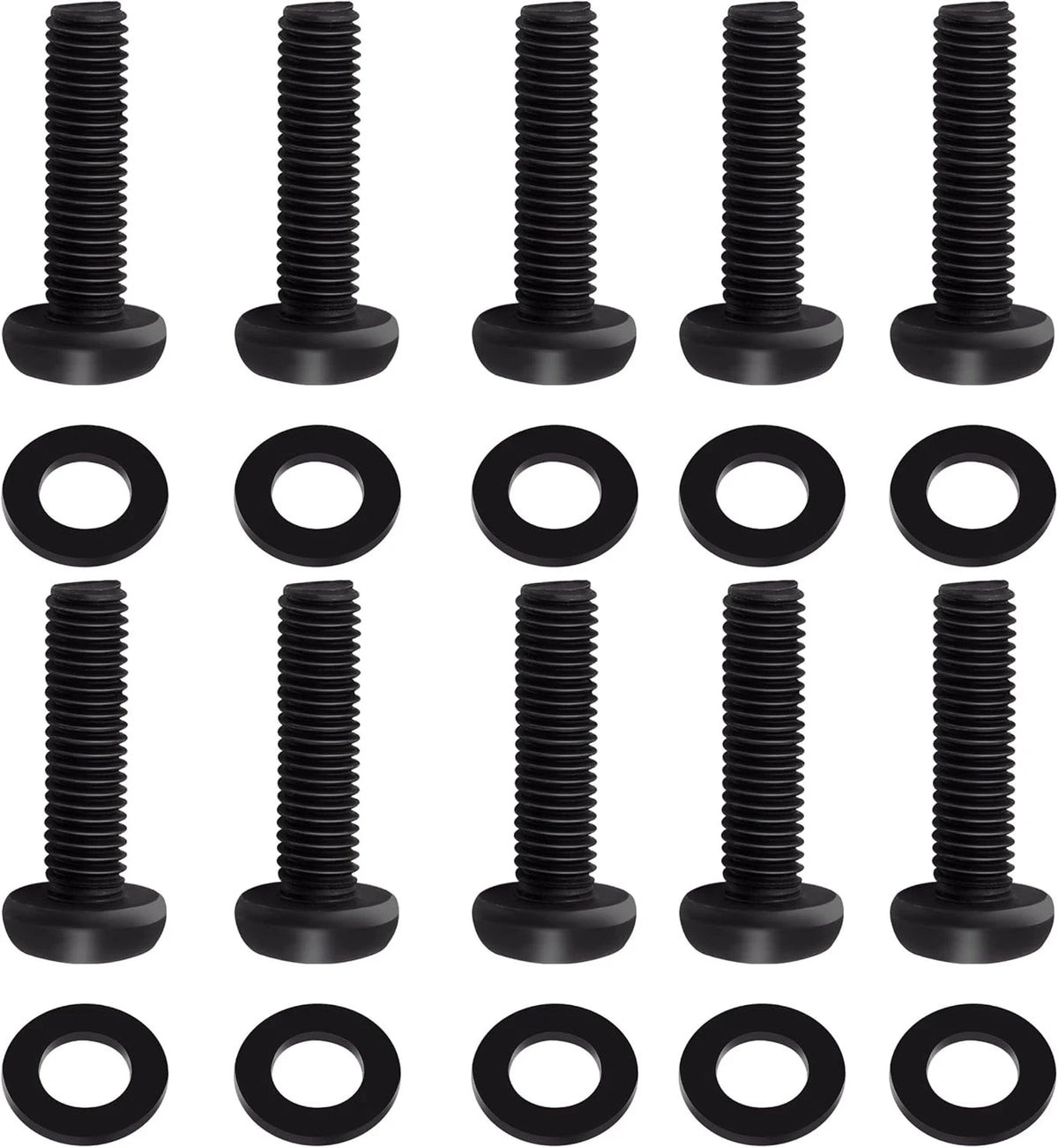 10x WindShield Frame & Hinge Bolts for Jeep Wrangler JK (2007–2017) 06508517AA