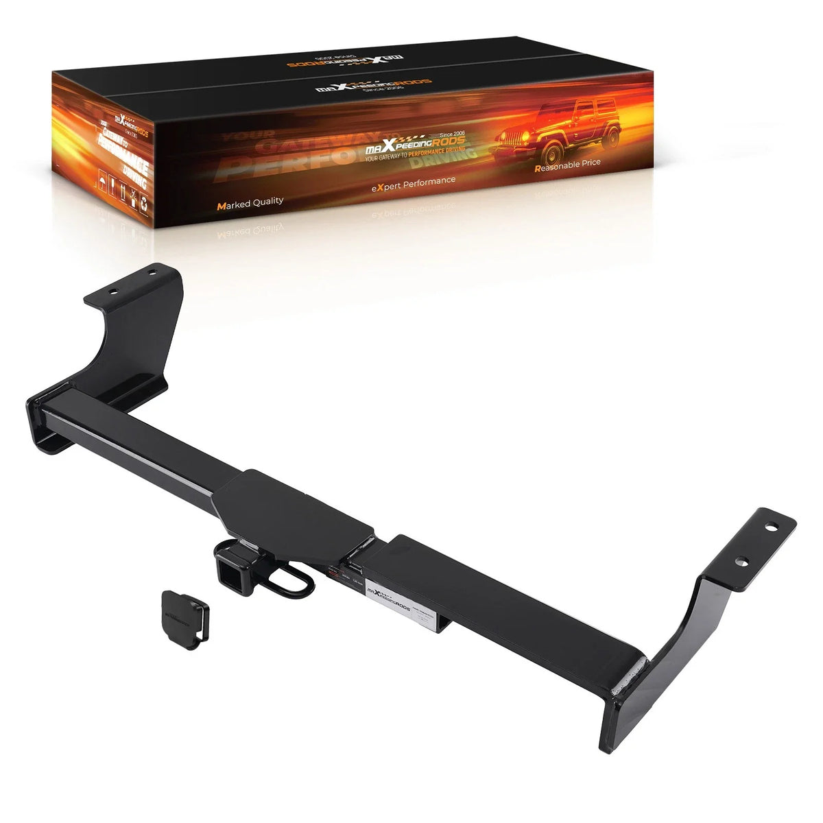1.25" Hitch Receiver for Toyota Prius (2004–2009) Class 2 Carbon Steel