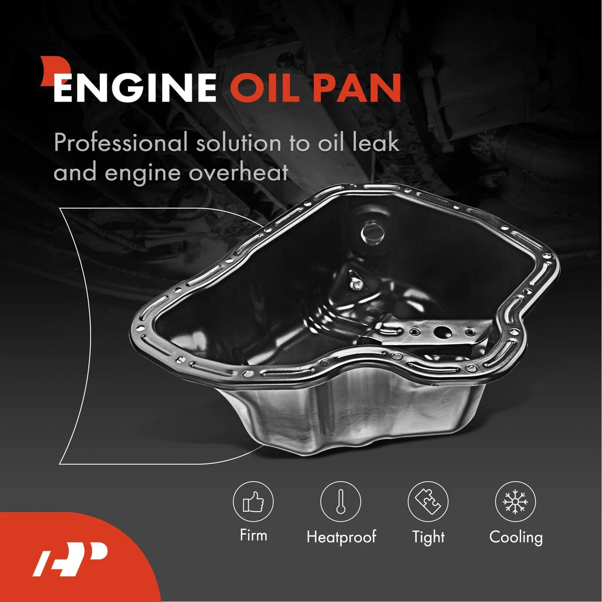 Engine Oil Pan for Chevy Silverado 3500, Express 2500, GMC Savana 2500 (264-473, 12627247, 12638438, 12650979)