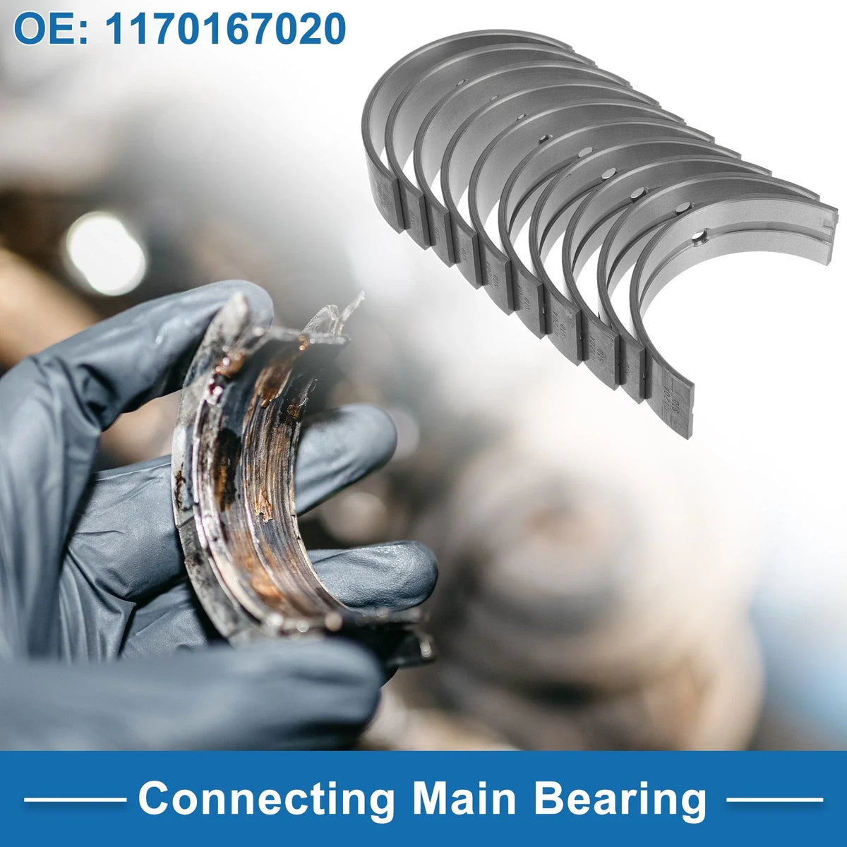 Main Bearing Set No. 1170167020 for Toyota Land Cruiser (2002–2010)