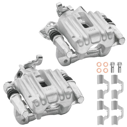 Set of 2 Rear Brake Calipers for Volkswagen Golf Beetle (2000–2006) 19B2577 19B2576