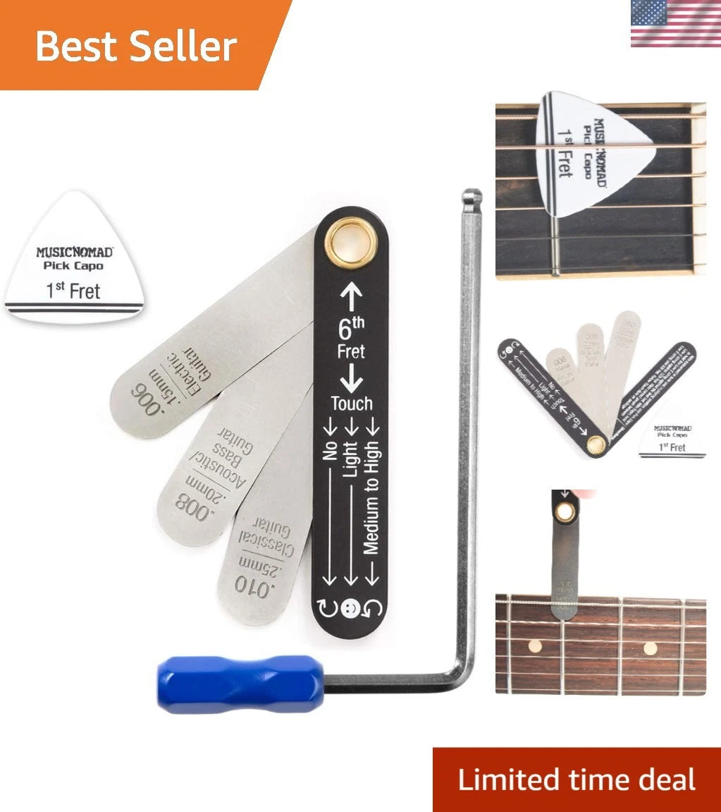 Complete Guitar Neck Relief Measure Kit for Martin Guitars