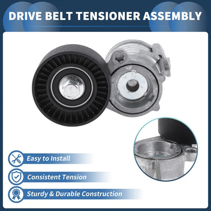 Belt Tensioner for Volkswagen Polo 1.2 (2001–2014) No. 03D903305B Metal 1 Pc