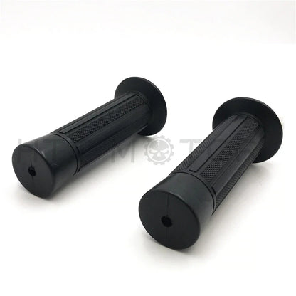 2X 7/8" Rubber Handlebar Hand Grips for Motorcycle Cafe Racer (US)