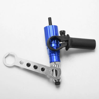 Set of 4 Aluminum Alloy Electric Drill Rivet Gun Nozzles for