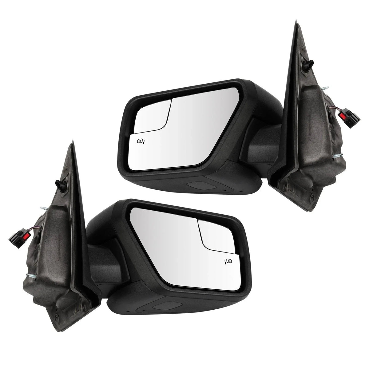 Pair Side View Mirrors for Ford F-150 XL XLT King Lariat (2021–2024) Power Heated